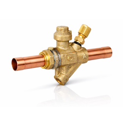 Vanne à boule avec clapet de décharge et prise de pression EBVT-PR