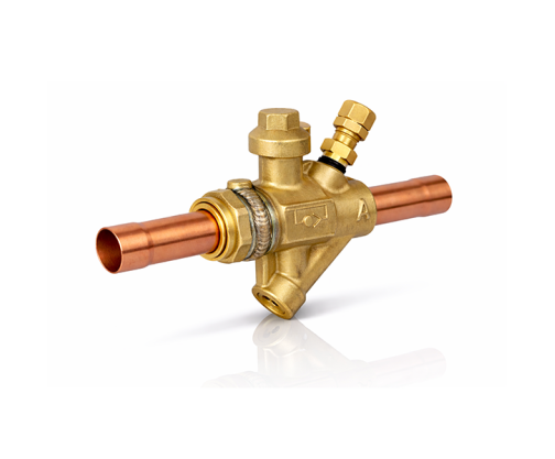 Vanne à boule avec clapet de décharge et bouchon hexagonal EBVT-C