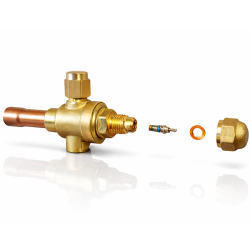 Vanne de service à boule 3/8"ODS x 1/4" Mâle Flare - PS 140 Bar